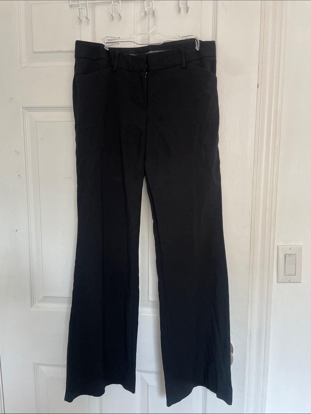 Y2K Ultra Low Rise Express Black Boot Cut Dress Pants